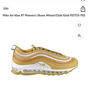 NIKE AIR MAX 97- wheat/gold